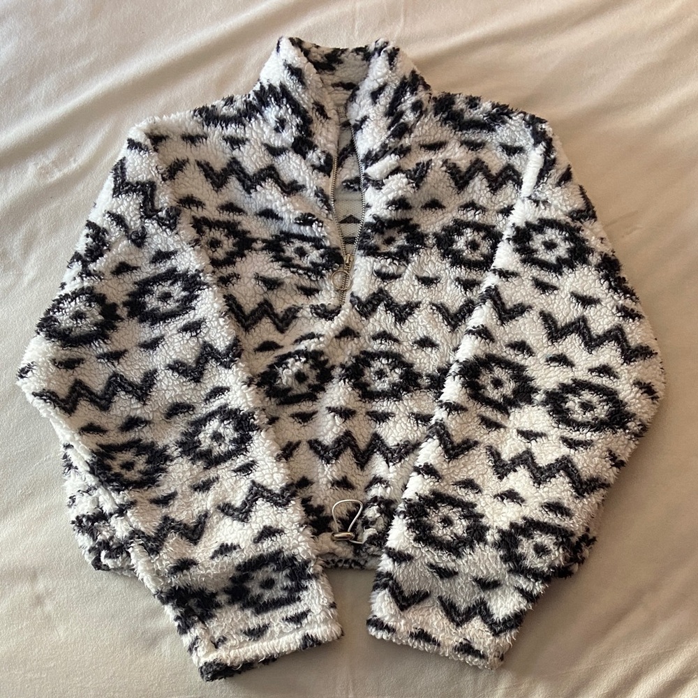 Warm & Cozy Lifestyle Sherpa Quarter Zip Fleece (Kids)